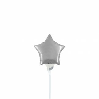 Mylar Stella 4" Argento