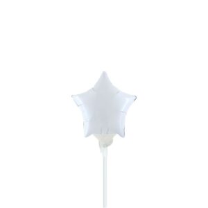 Palloncino In Mylar Stella 4" Bianco