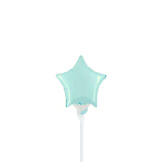 Palloncino In Mylar Stella 4" Celeste