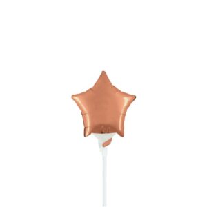 Palloncino In Mylar Stella 4" Rosa Gold