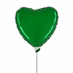 Palloncino In Mylar Cuore 9" Smeraldo