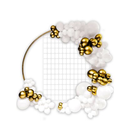 Foil Backdrop bianco 100x200 cm