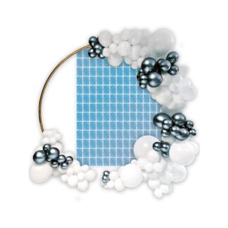Foil Backdrop azzurro 100x200 cm