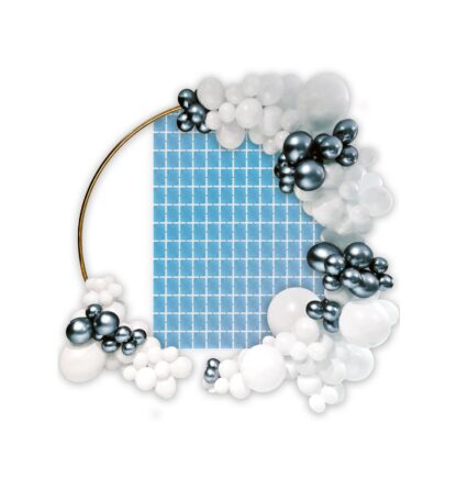 Foil Backdrop azzurro 100x200 cm