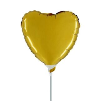 Palloncino In Mylar Cuore 9" Oro