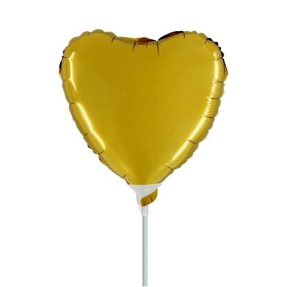 Palloncino In Mylar Cuore 9" Oro