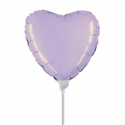 Palloncino In Mylar Cuore 9" Lavanda