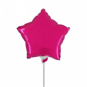 Palloncino In Mylar Stella 9" Magenta
