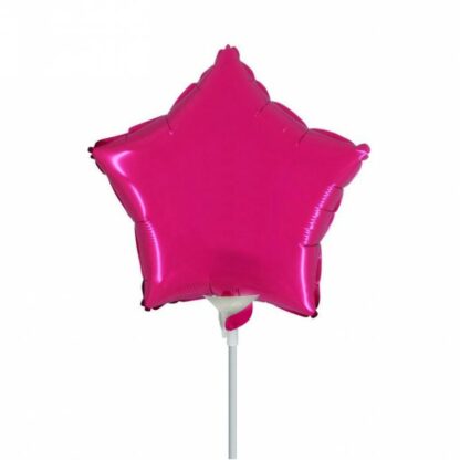 Palloncino In Mylar Stella 9" Magenta