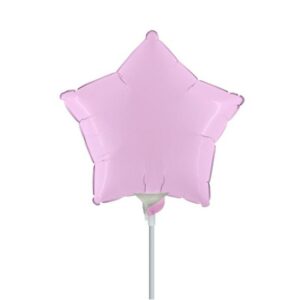 Palloncino In Mylar Stella 9" Rosa