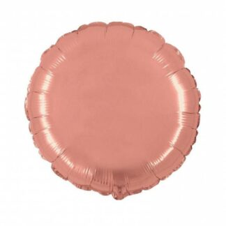 Palloncino In Mylar Tondo 18" Rosa Gold