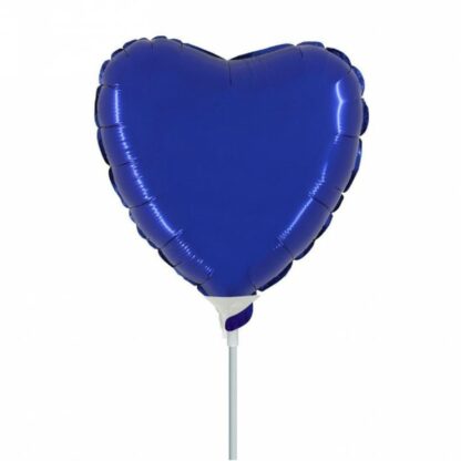 Palloncino In Mylar Cuore 9" Zaffiro