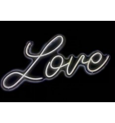 Scritta led Love luce bianca fredda
