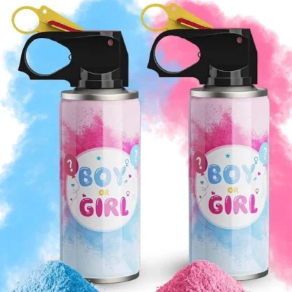 Estintore per baby shower celeste