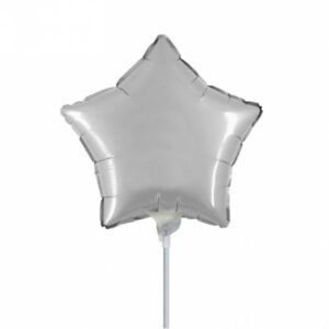 Palloncino In Mylar Stella 9" Argento