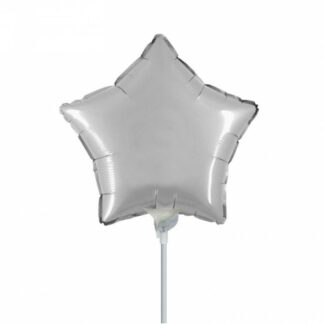 Palloncino In Mylar Stella 9" Argento