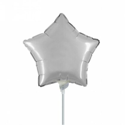 Palloncino In Mylar Stella 9" Argento