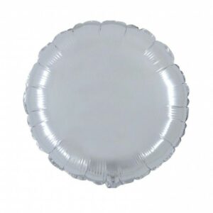 Palloncino In Mylar Tondo 18" Argento