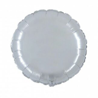 Palloncino In Mylar Tondo 18" Argento