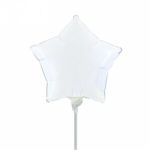 Palloncino In Mylar Stella 9" Bianco