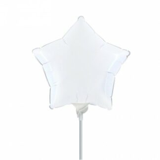 Palloncino In Mylar Stella 9" Bianco