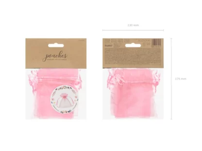 Sacchetti di Organza Rosa - immagine 2