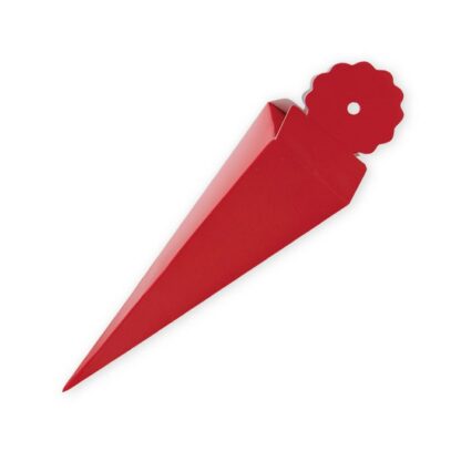 Scatoline portaconfetti Cono Quadrato 4 x 19 x 4 cm rosso