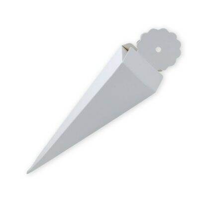 Scatoline portaconfetti Cono Quadrato 4 x 19 x 4 cm bianco
