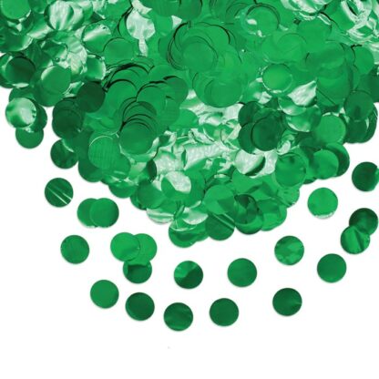 Coriandoli in foil verde Ø 2 cm