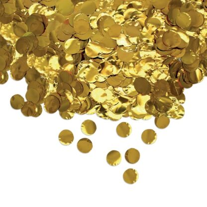 Coriandoli in foil oro Ø 2 cm