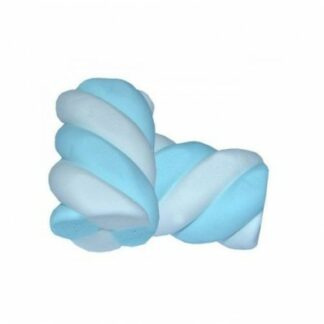 Marshmallow Treccia bianca e celeste