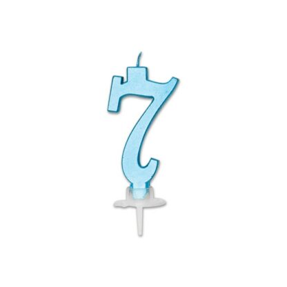 Candelina Italic metal celeste numero 7