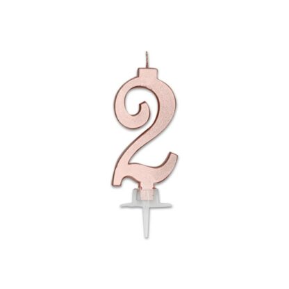 Candelina Italic metal Rosa Gold numero 2