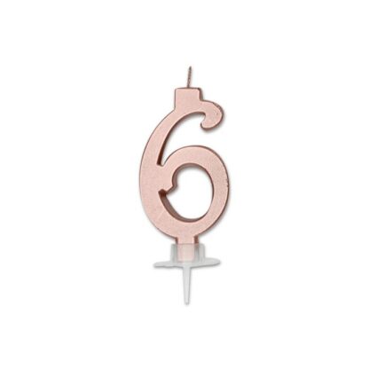 Candelina Italic metal Rosa Gold numero 6