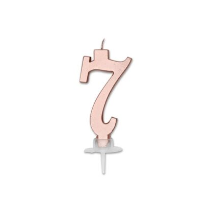 Candelina Italic metal Rosa Gold numero 7
