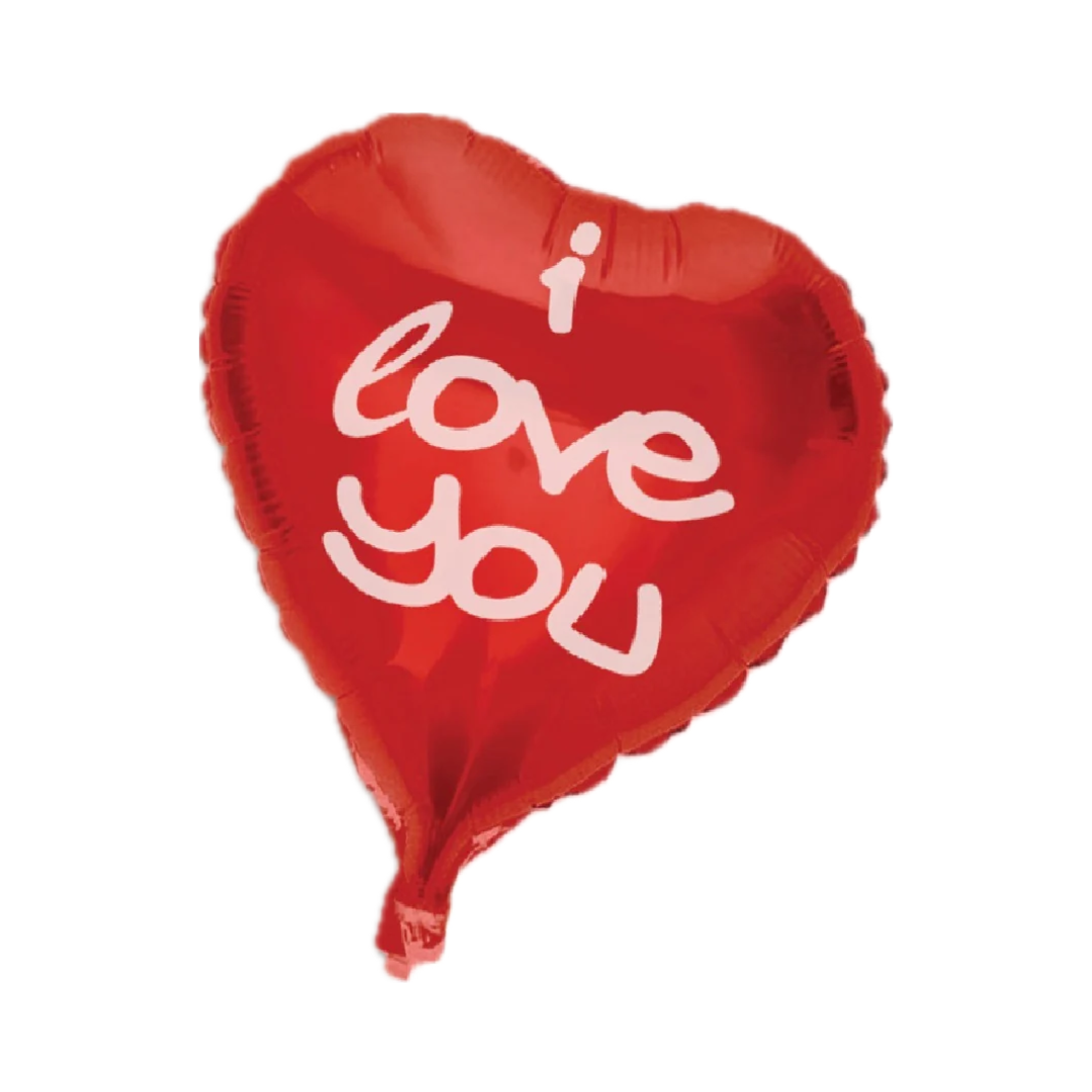 Palloncino Cuore Con Scritta I Love You - ingrocartgroup