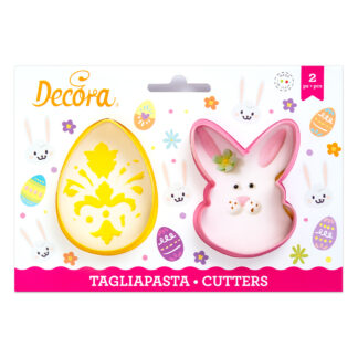 Tagliapasta in plastica coniglio e uovo pasquale