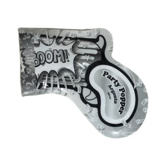 Sparacoriandoli Party Popper Argento
