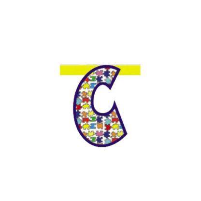Lettera componibile 20 cm C