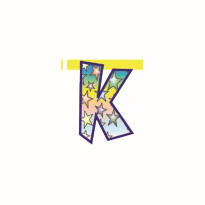 Lettera componibile 20 cm K