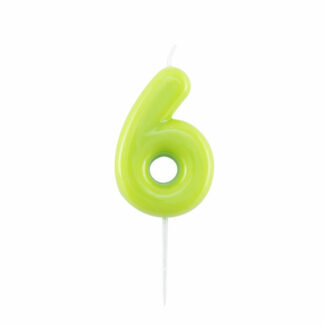 Candelina Glossy Lime Numero 6
