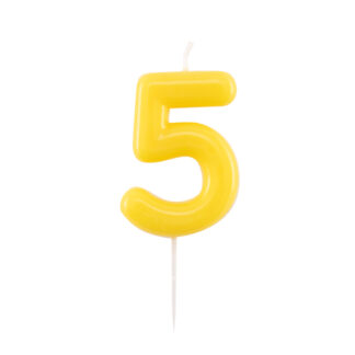 Candelina Glossy Giallo Numero 5