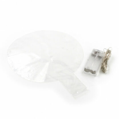 Filo 3 Metri Con Micro Led A Batteria Bianco Luce Fredda + Pallone - immagine 3