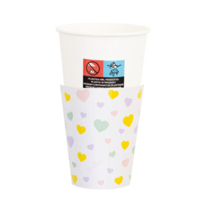 Bicchieri E Cover Candy Hearts