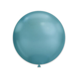 Palloncini In Lattice Chrome Blu 15"