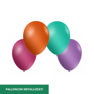 Palloncini In Lattice Colori Metalizzati