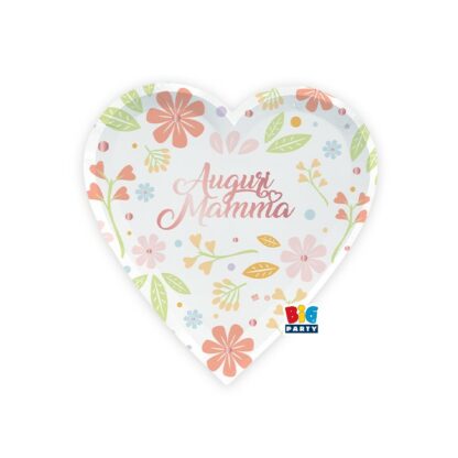 Piatti cuore Auguri Mamma