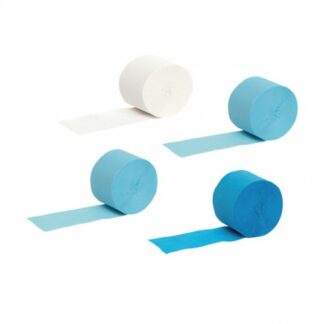 4 Rotoli in carta azzurro assortito
