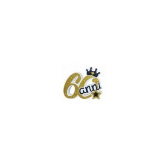 Scritta in polistirolo 60 anni oro