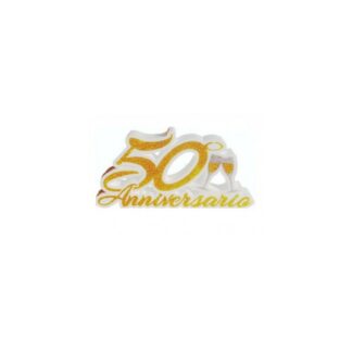 Scritta in polistirolo 50 anniversario
